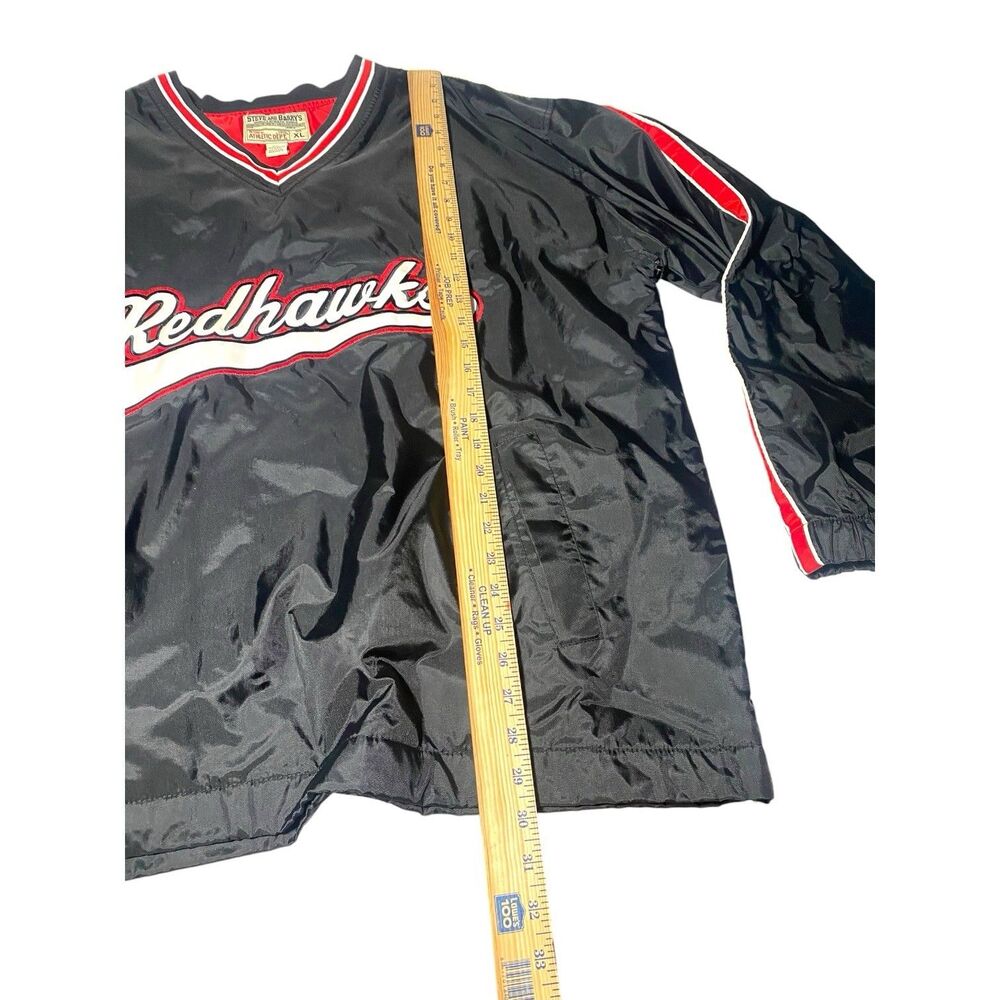 Vintage Redhawks Steve & Barry’s Jacket Mens XL Pullover Lined Nylon Windbreaker - Picture 9 of 10